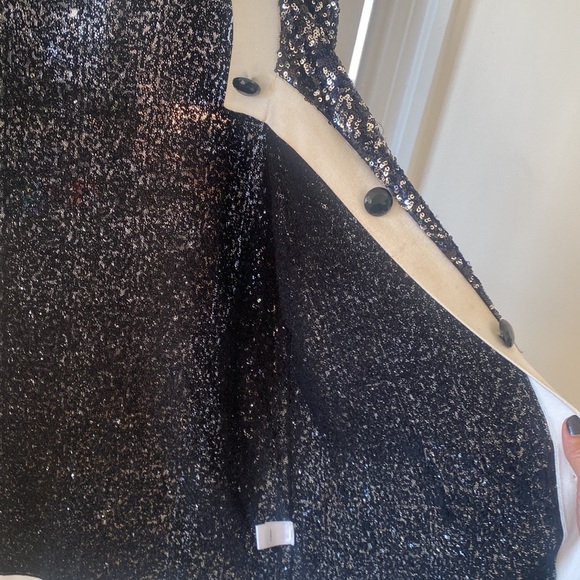 ST.JOHN silk sequins cardigan size S. - Picture 8 of 11